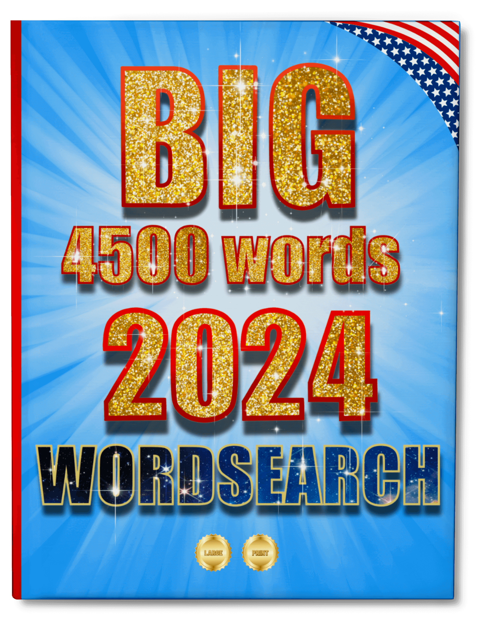 Portada Big 4500 words wordsearch 2024