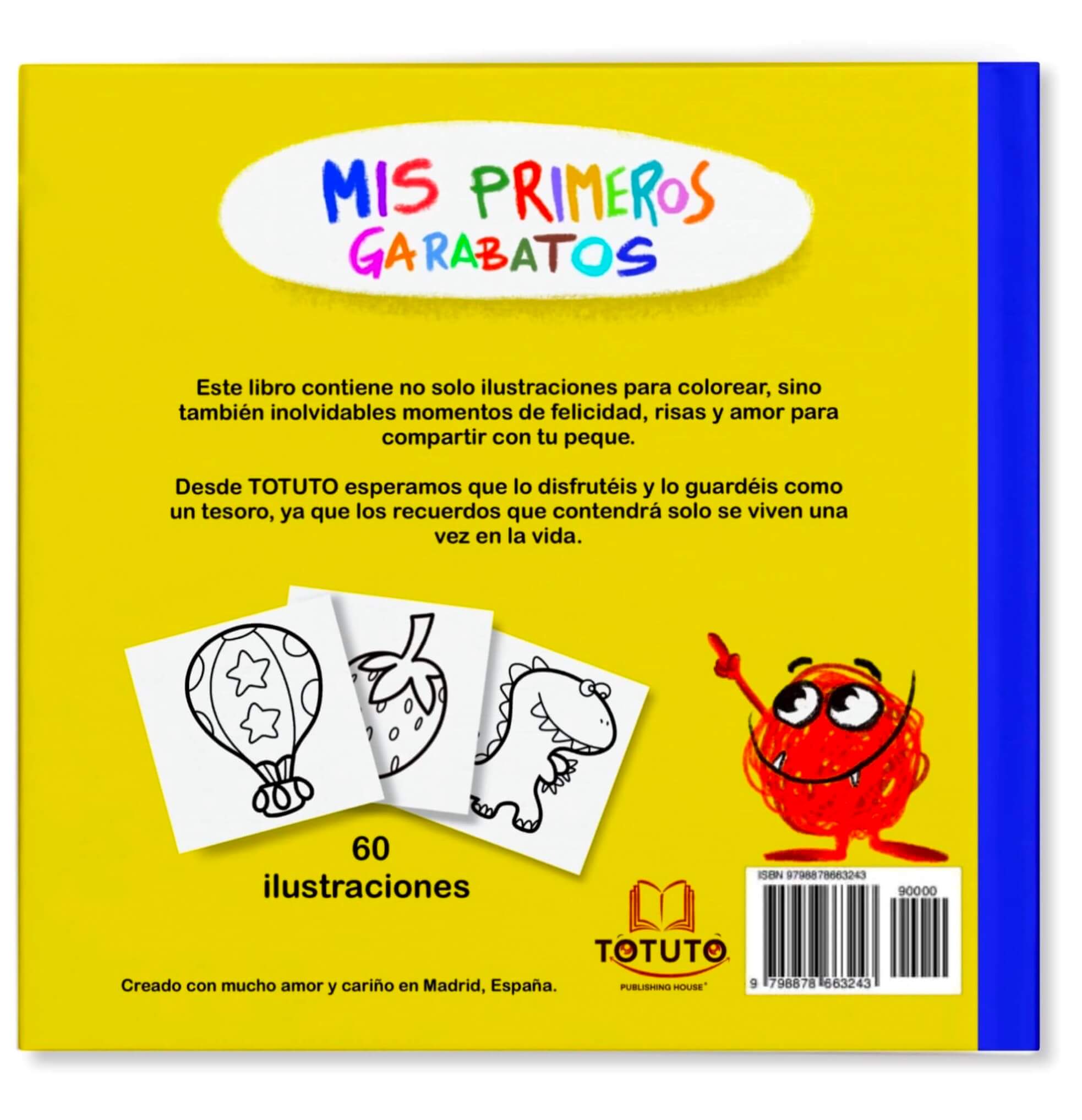 Contraportada del libro Mis primeros garabatos volúmen 1