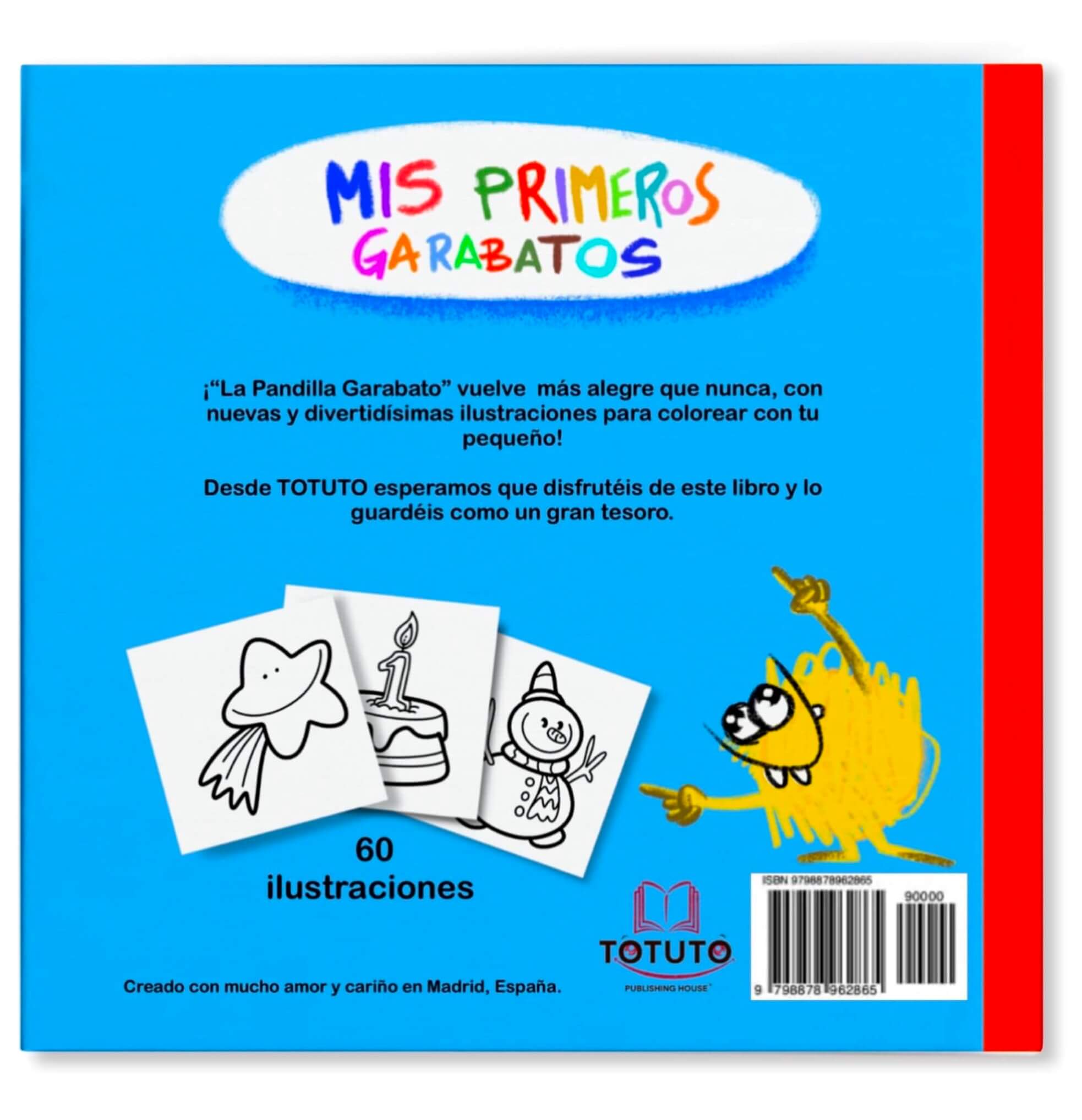 Contraportada del libro Mis primeros garabatos volúmen 2