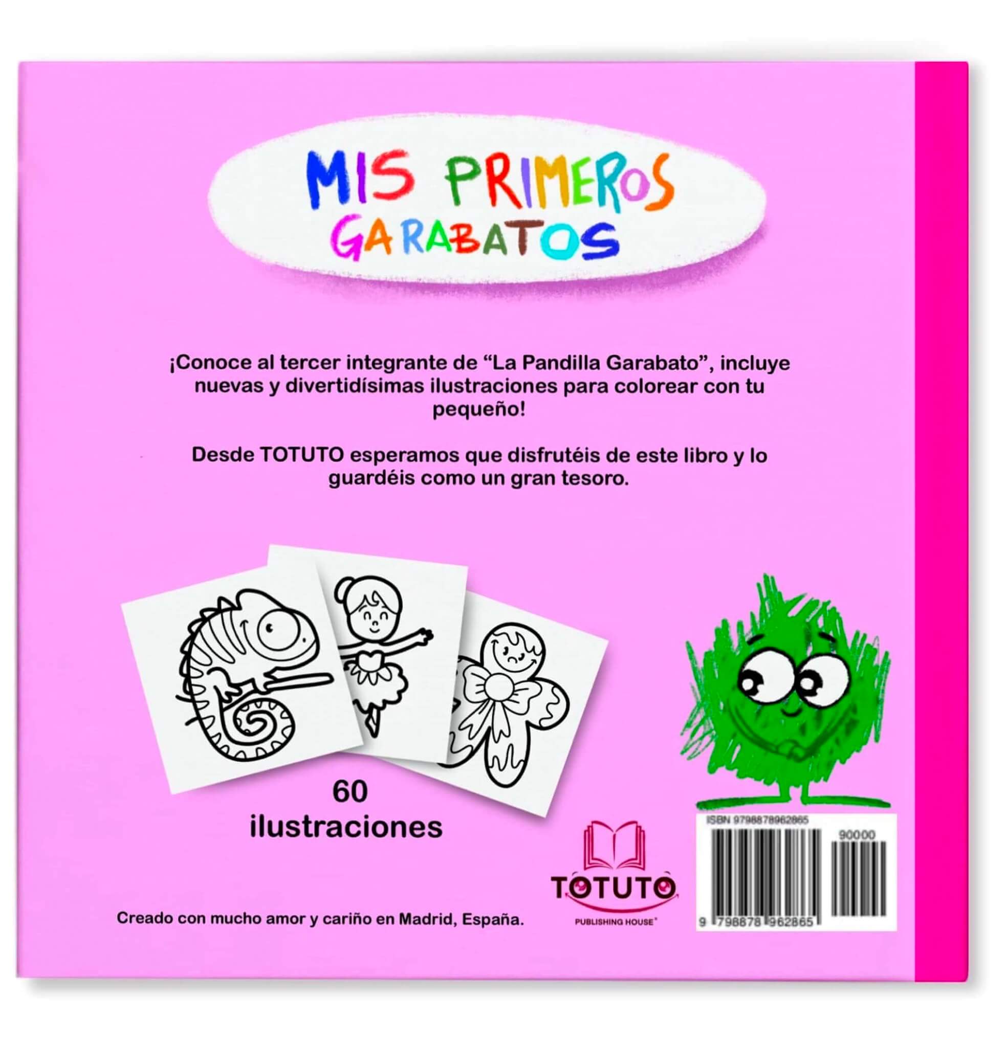 Contraportada del libro Mis primeros garabatos volúmen 3